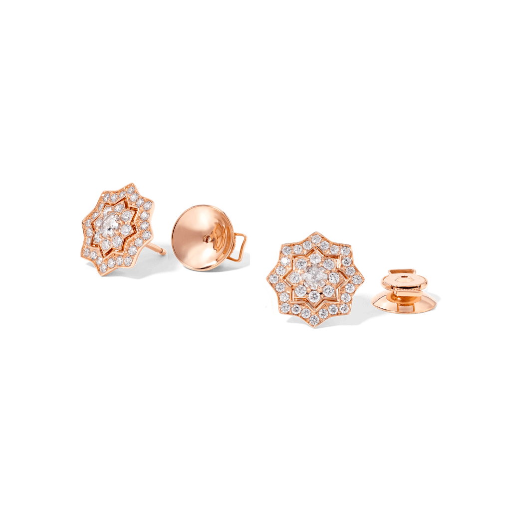 Astra Stud Earrings, Diamond - David Morris