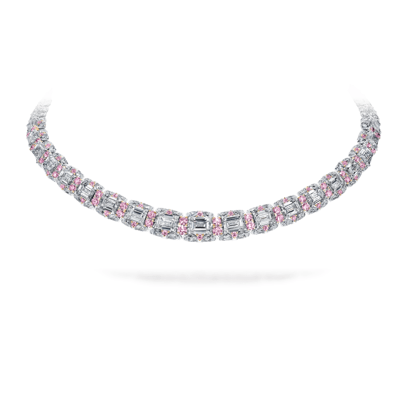 10 01 1125 pirouette emct diam collar bust with pink diamonds from david morris