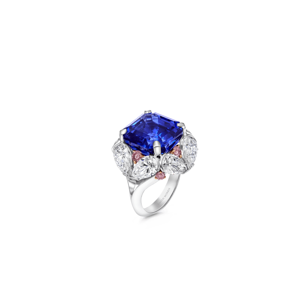 11 04 1116 burma blue sapphire ring 3qtr from david morris