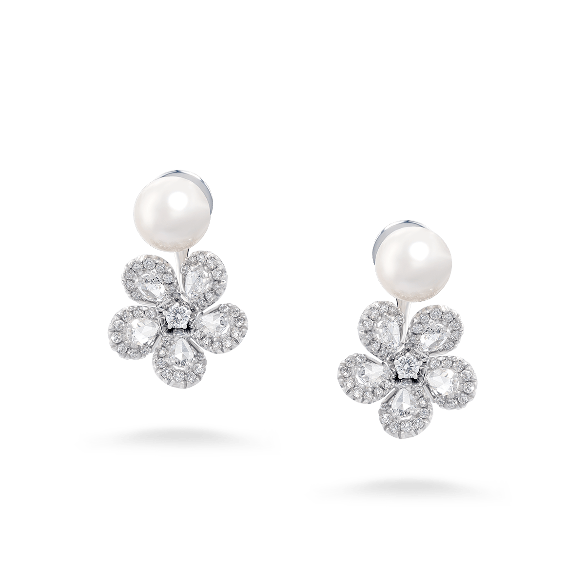 Image for miss daisy pearl drop earrings