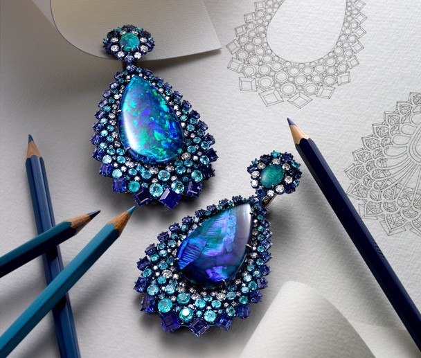 Opal earrings high jewellery from david morris