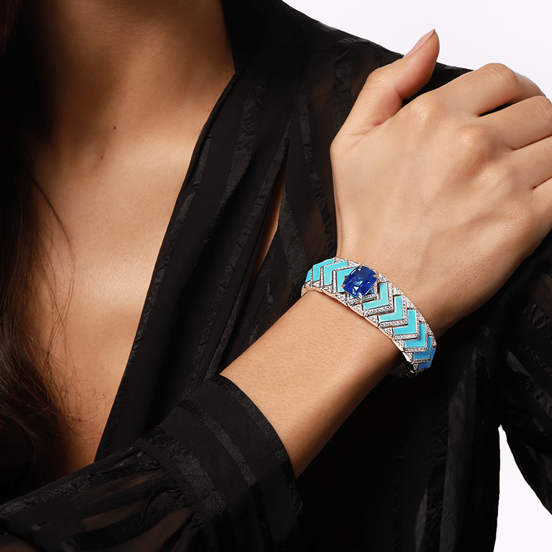 Sapphire bangle from david morris