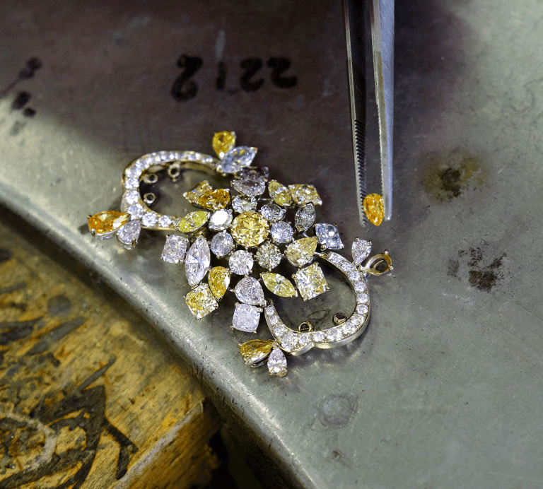 Rare Fancy Coloured Diamond High Jewellery