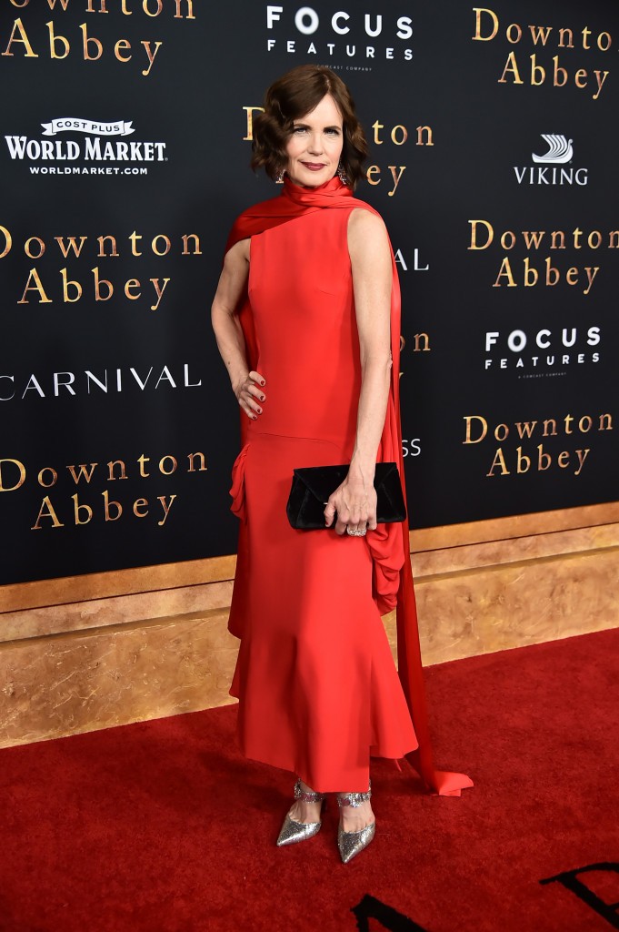 Elizabeth mcgovern at new york premiere of downton abbey from david morris