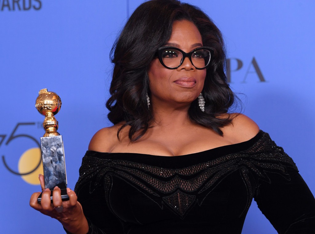 Oprah golden globes from david morris