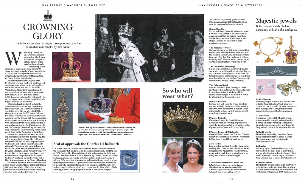 Times luxx report watches jewellery page 12 13 from david morris