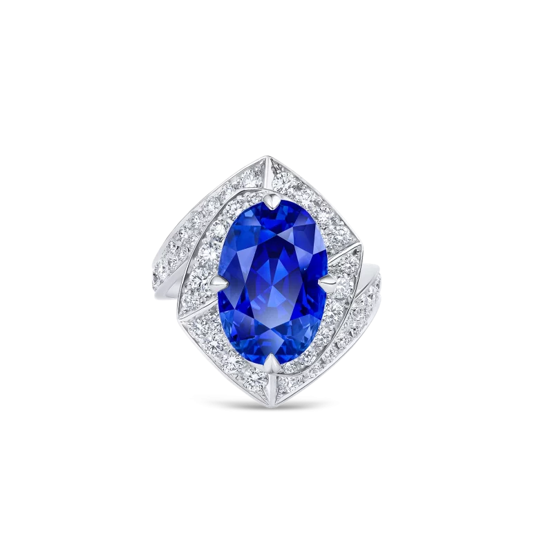11 04 1147 sapphire and diamond ring front from david morris